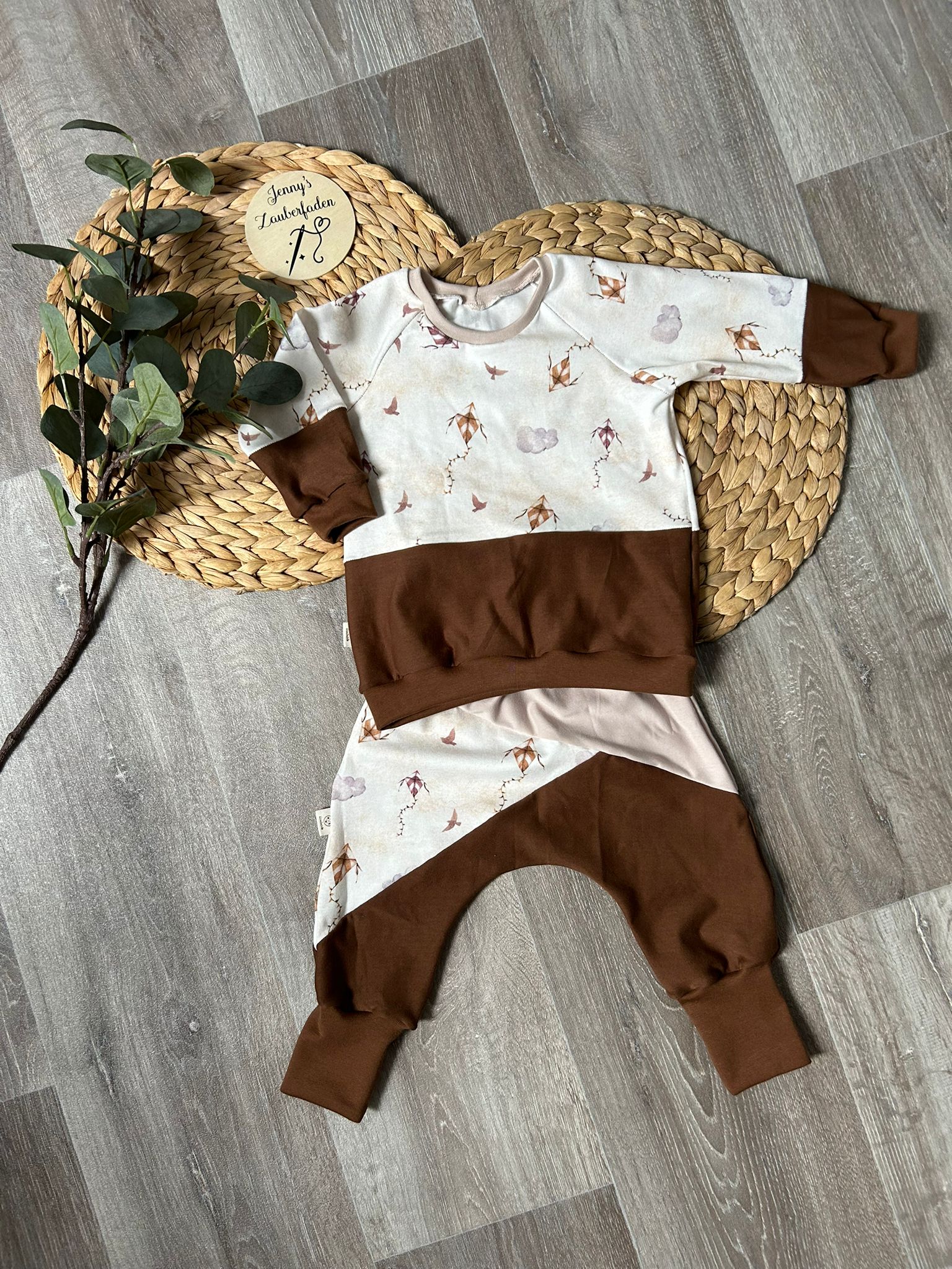 Kleider Set | Drachen | Größe 80