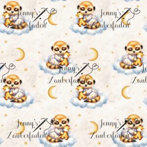 Schlaf gut, kleines Waschbärchen - Weiß