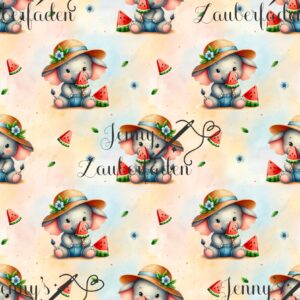 Sommerlicher Elefant