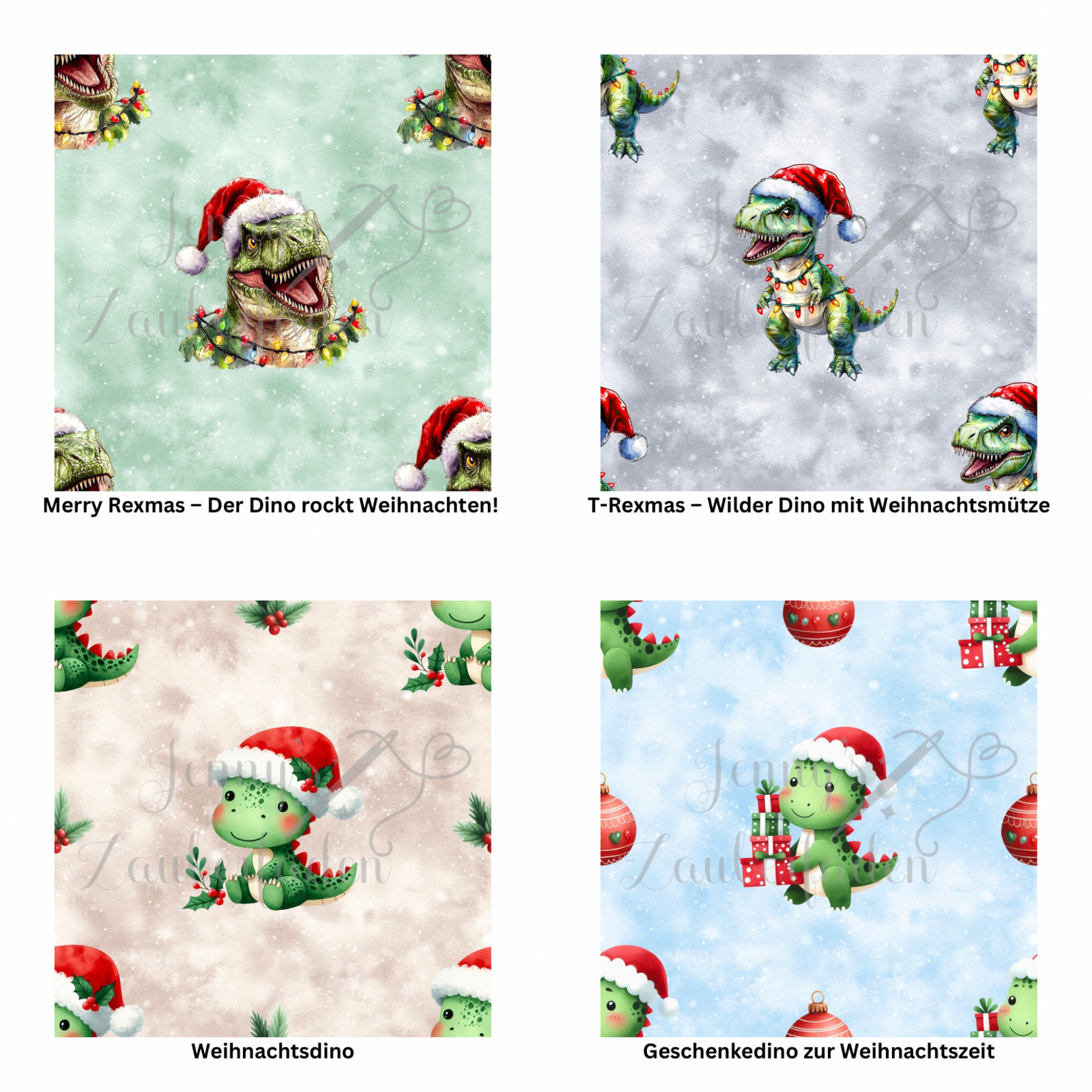 Girly-Sweater | mit eigenen Weihnachts Stoff Auswahl – Bild 11