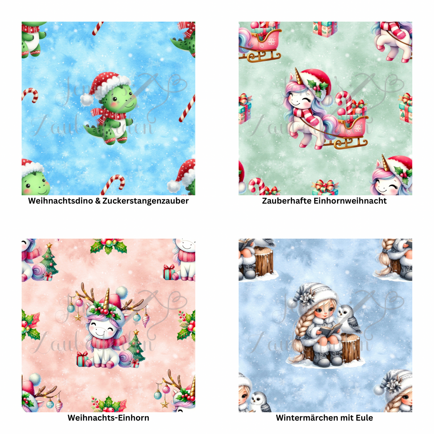 Girly-Sweater | mit eigenen Weihnachts Stoff Auswahl – Bild 12