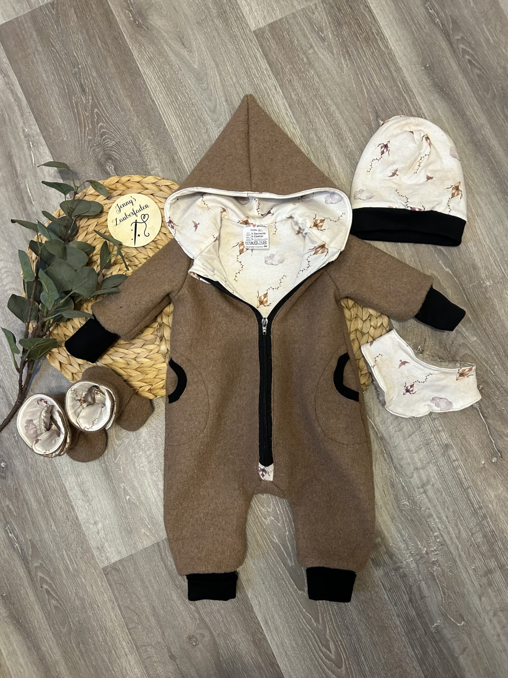 Walkoverall gefüttert | mit eigenen Stoff Auswahl – Bild 4