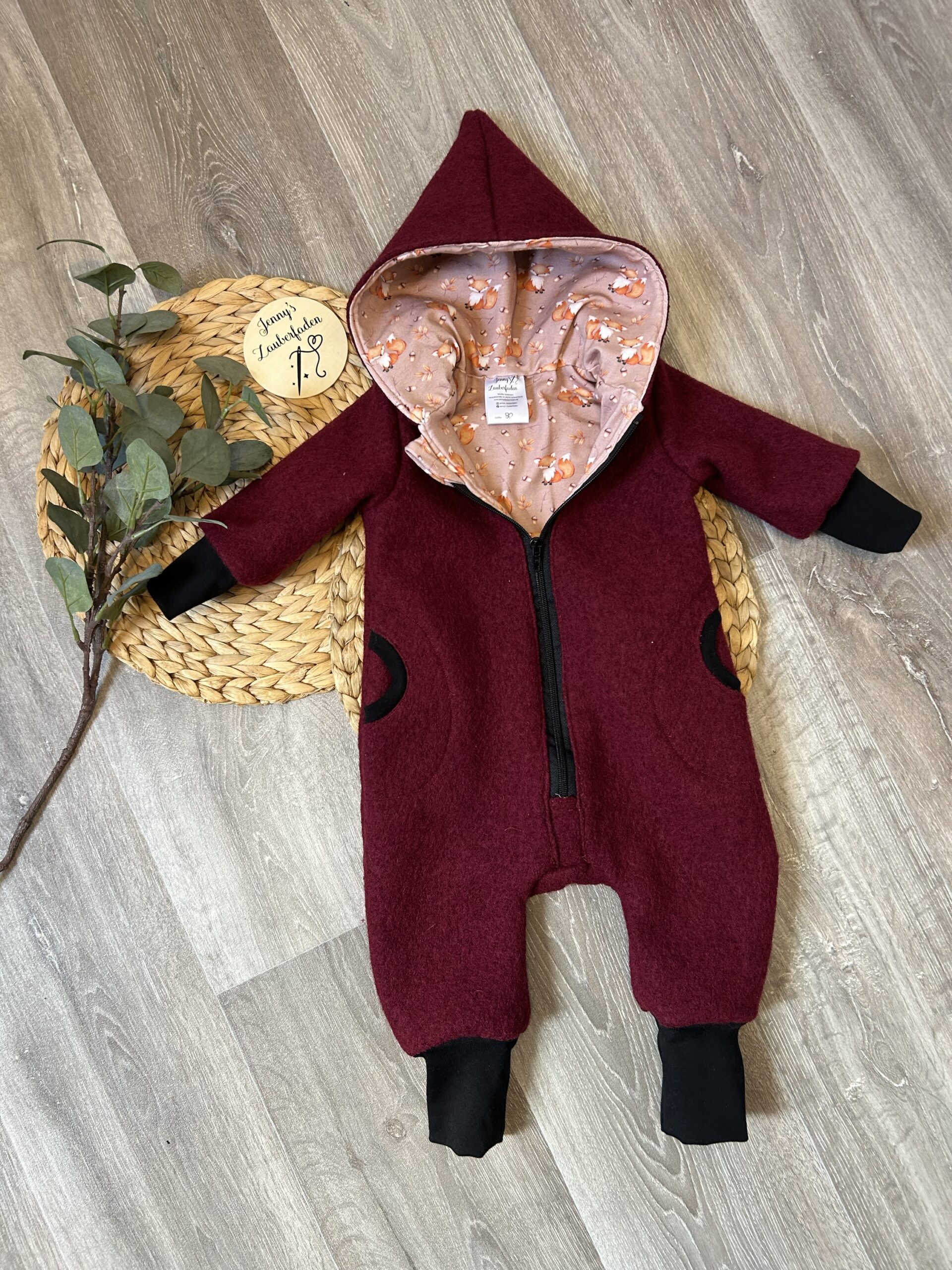 Walkoverall gefüttert | mit eigenen Stoff Auswahl – Bild 3