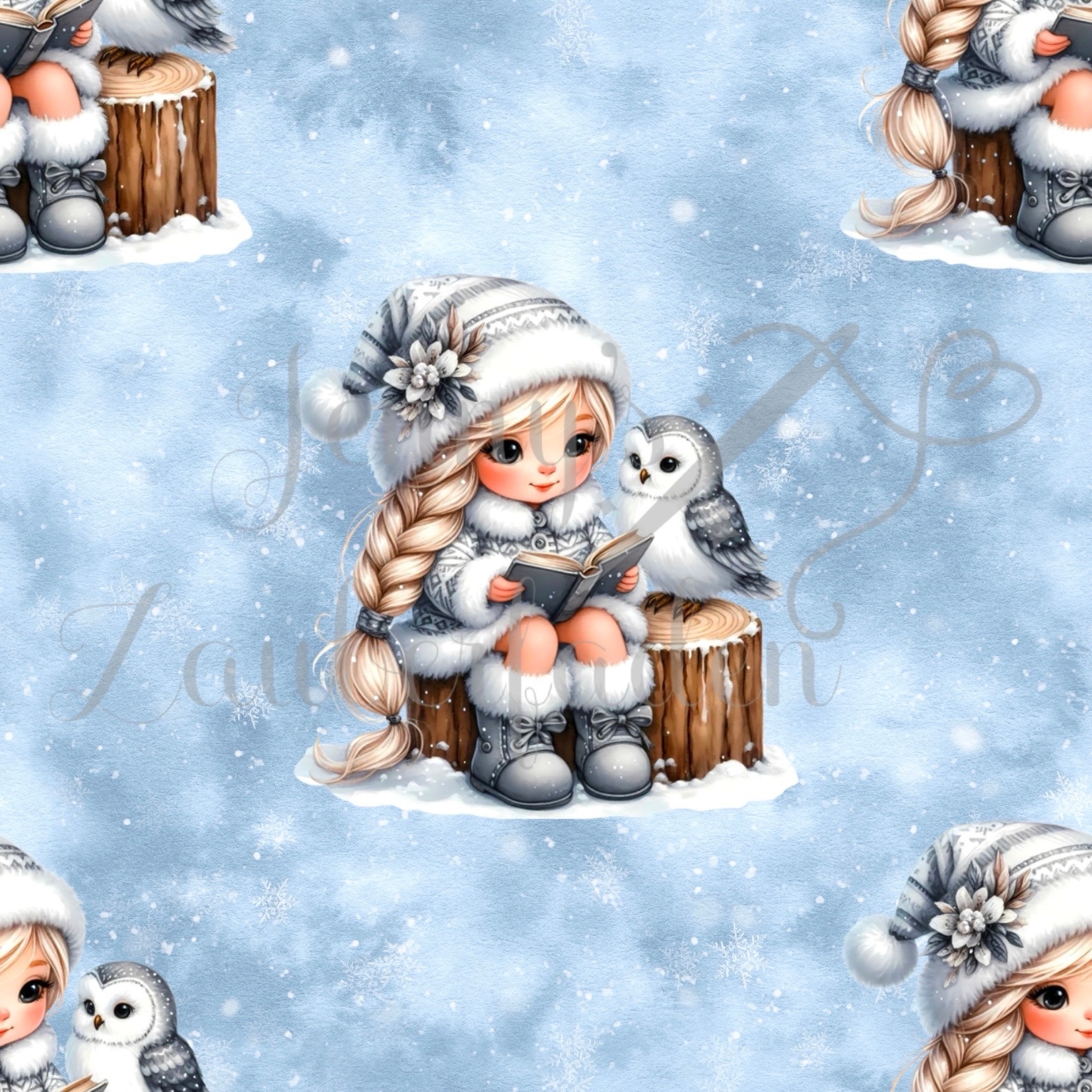 Wintermärchen mit Eule