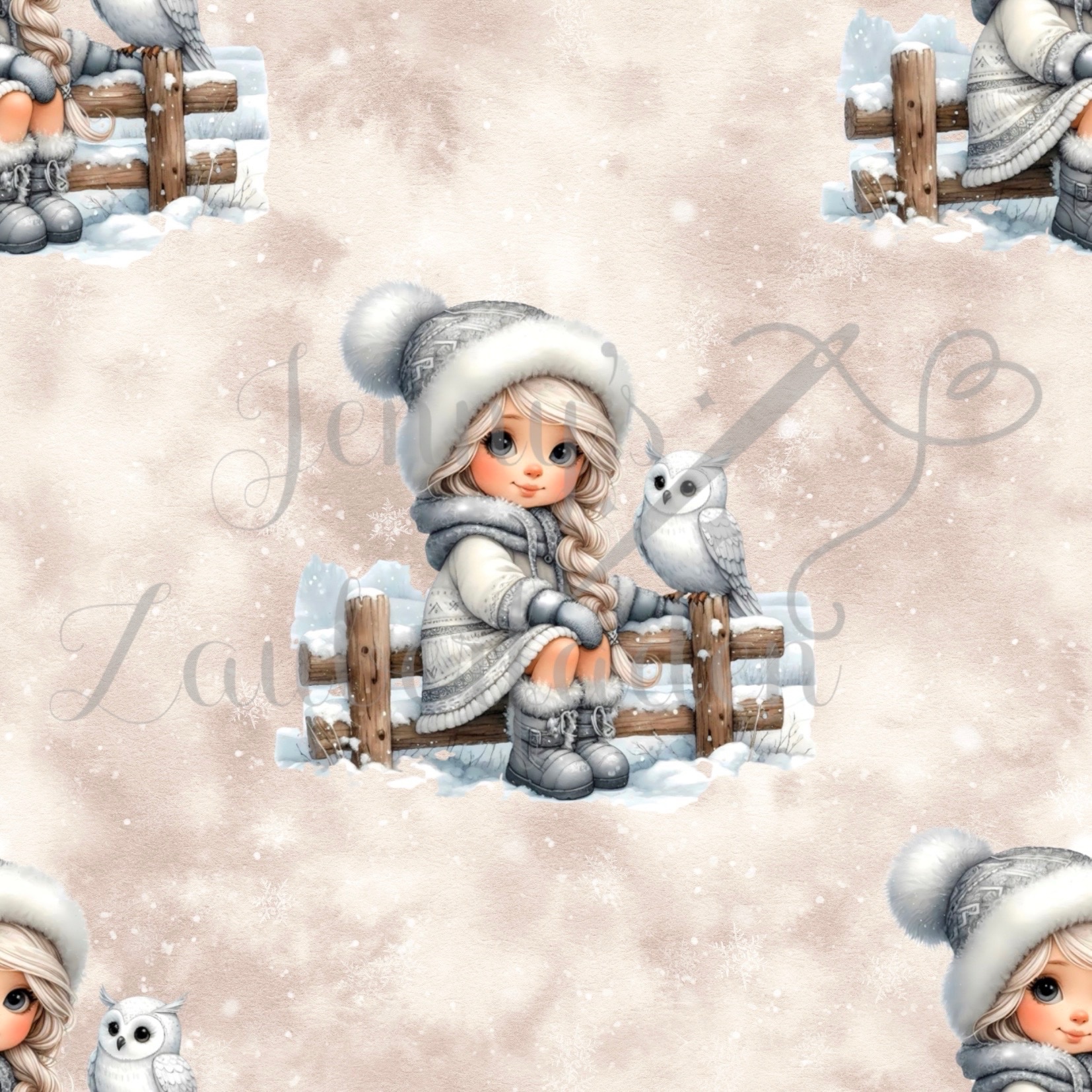 Winterpoesie am Zaun