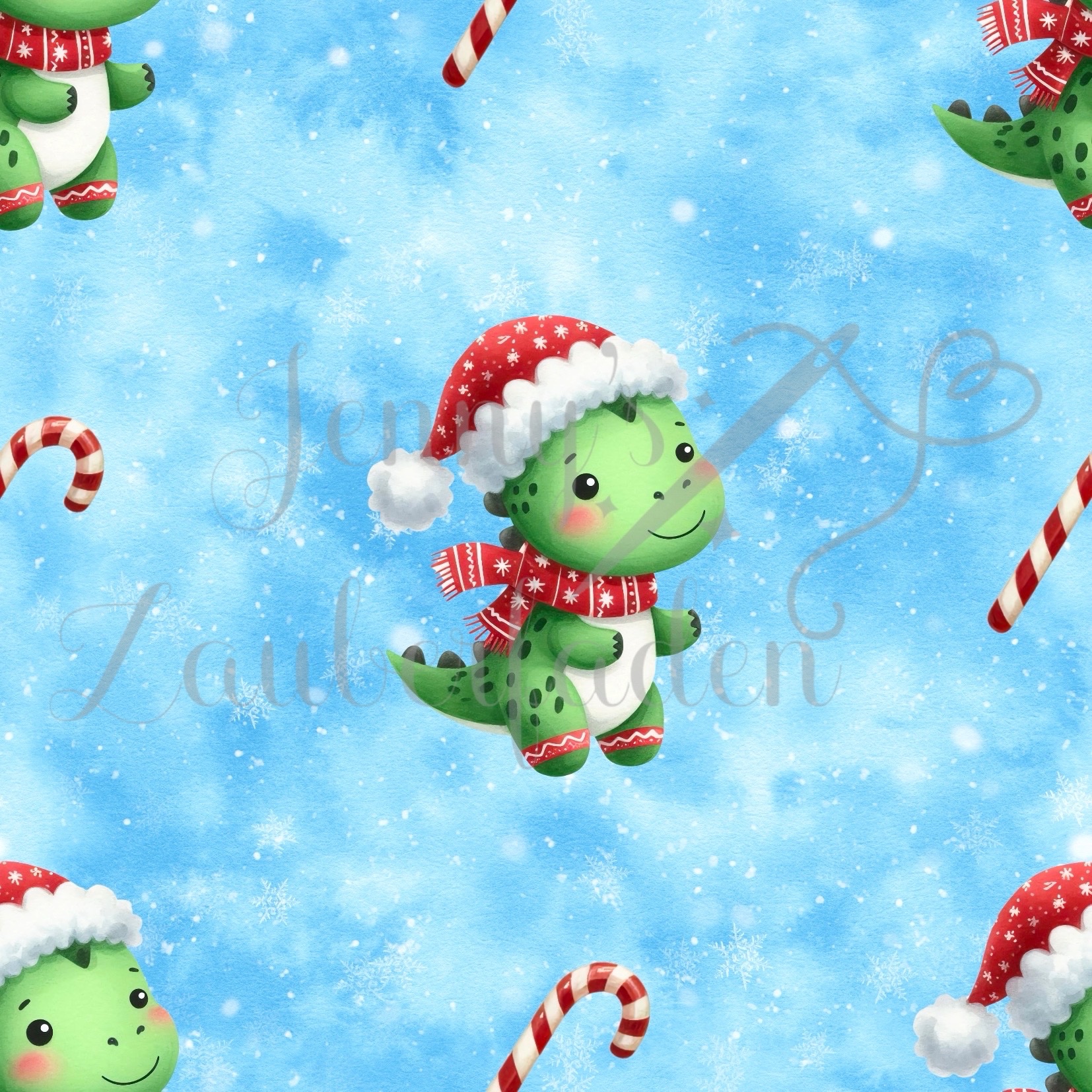 Weihnachtsdino & Zuckerstangenzauber