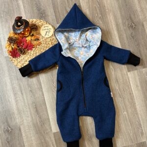 Kuscheliger Wollwalk-Overall – Größe 92