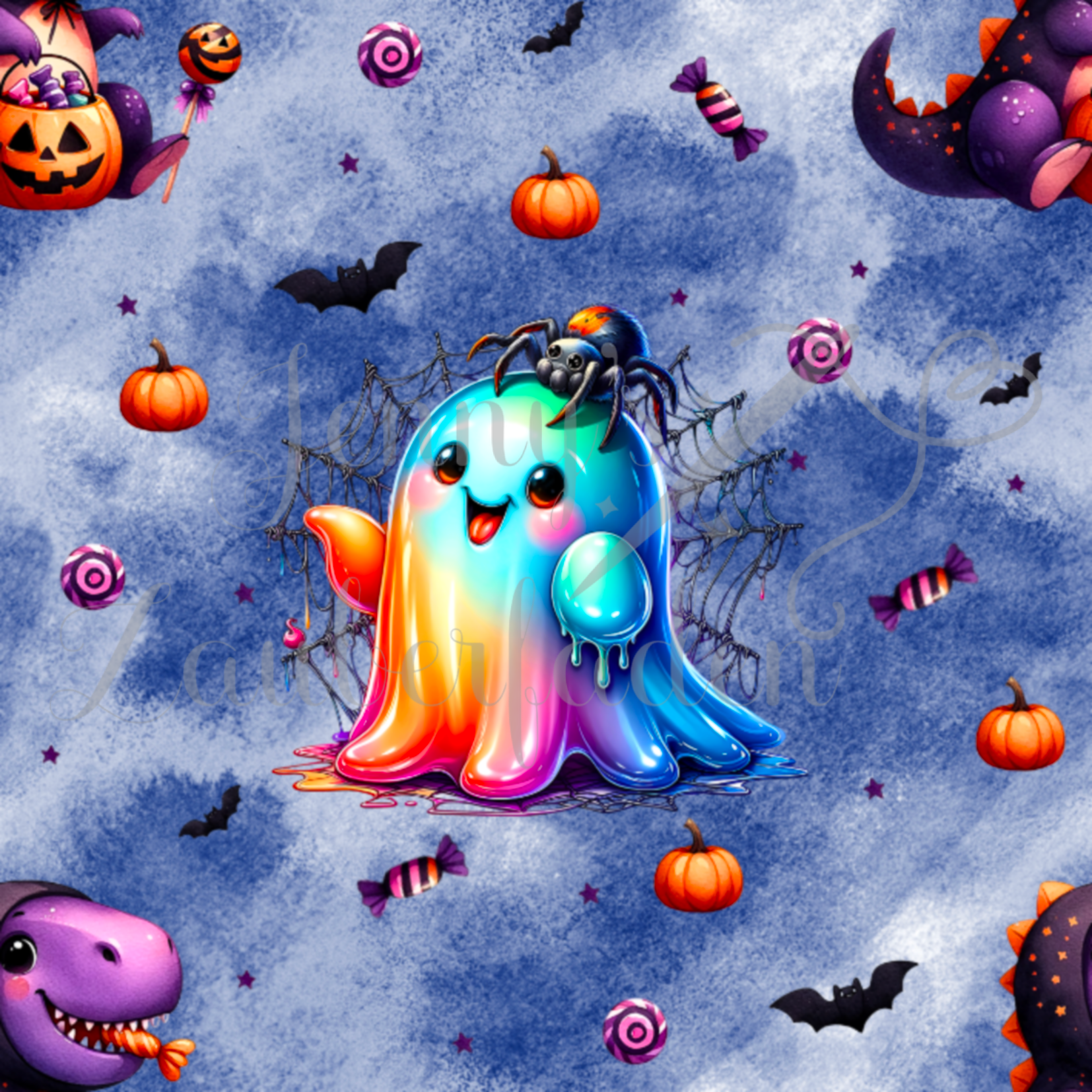 Rainbow Boo & Dino – Halloween Friends